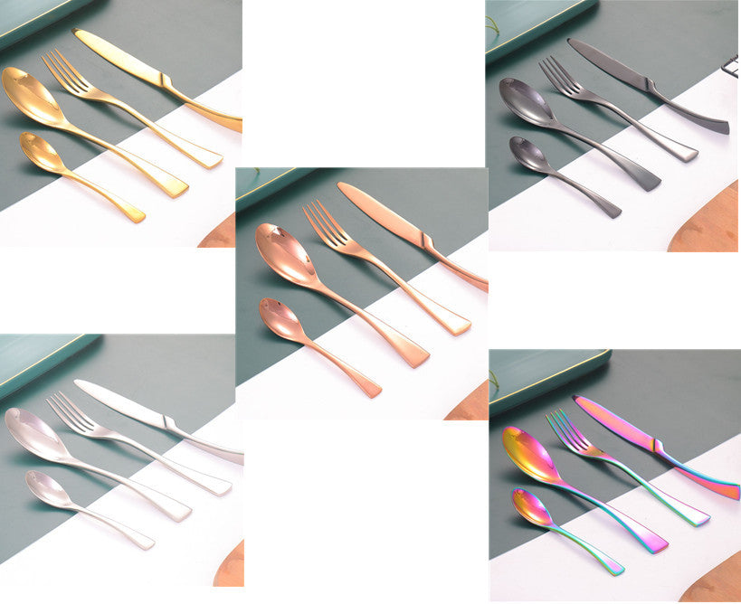 Stainless Steel Cutlery Set Creative Western Tableware