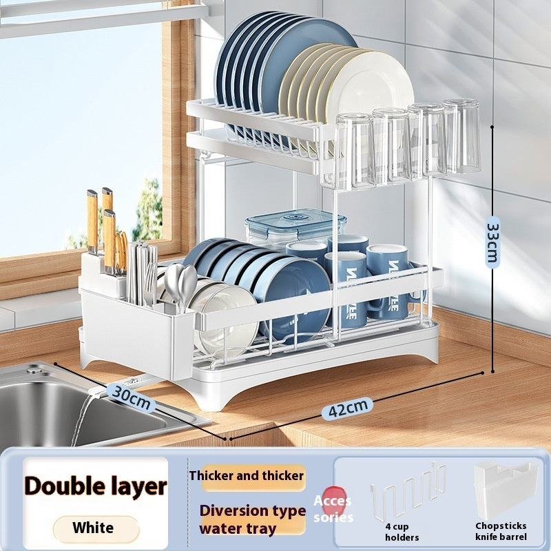 Kitchen Dish Storage Rack
