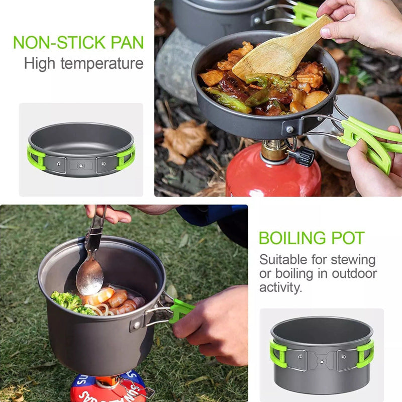 Camping Suit Pot Folding Mini Cookware
