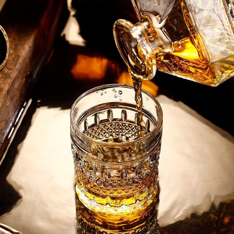 Bottle Wine Glass Whiskey Glass