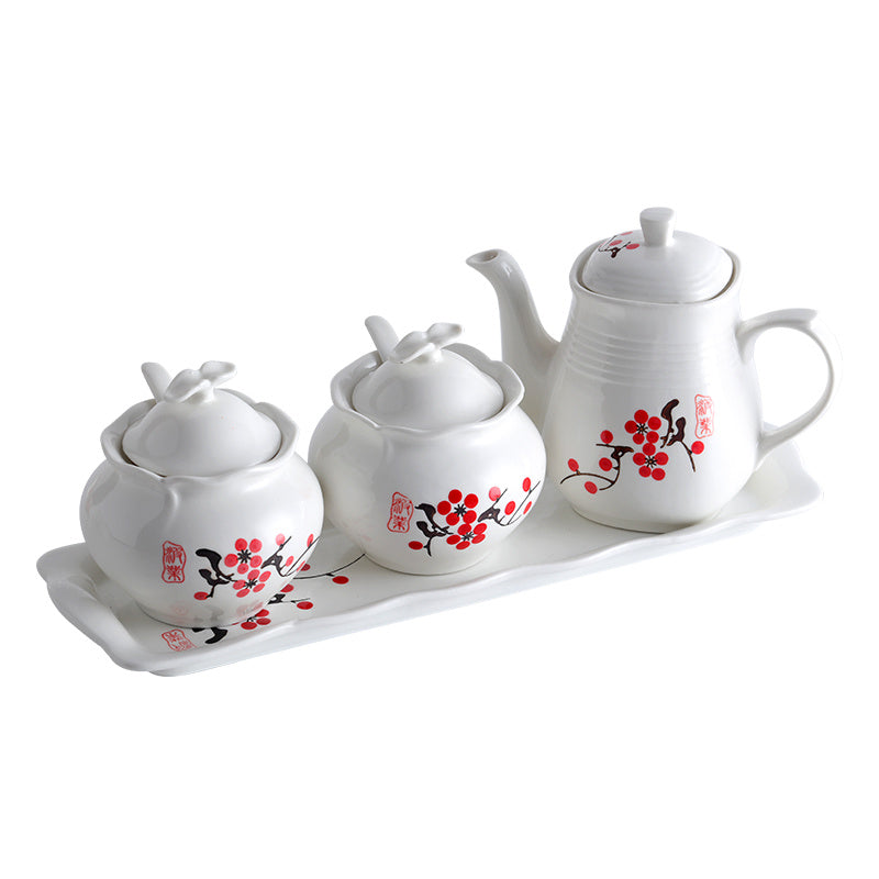 Kitchen Condiment Pot Oil Suit