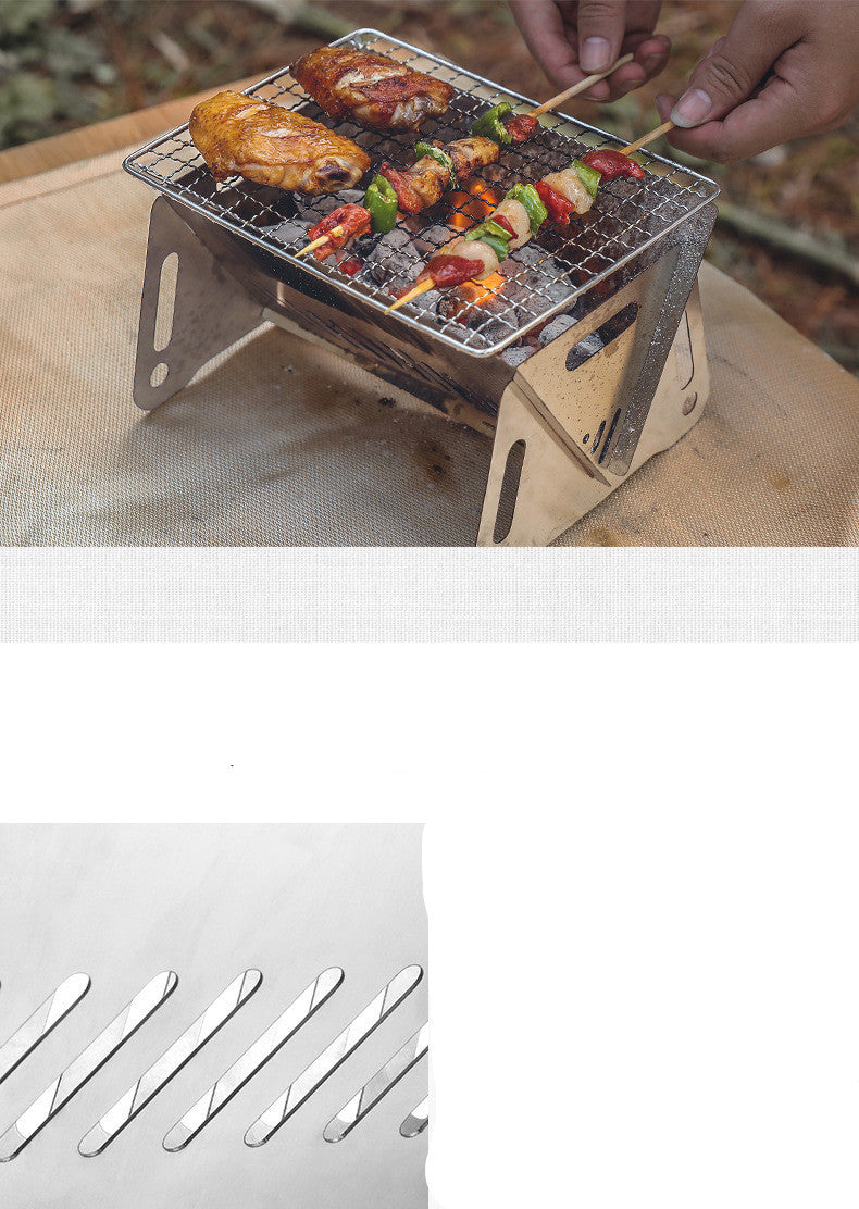 Outdoor Folding Card Stove Grill