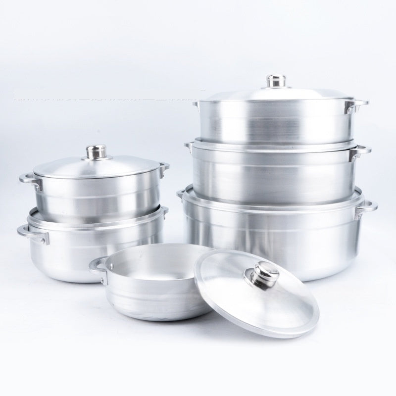 7-piece Kitchen Set Aluminum Pot Suit